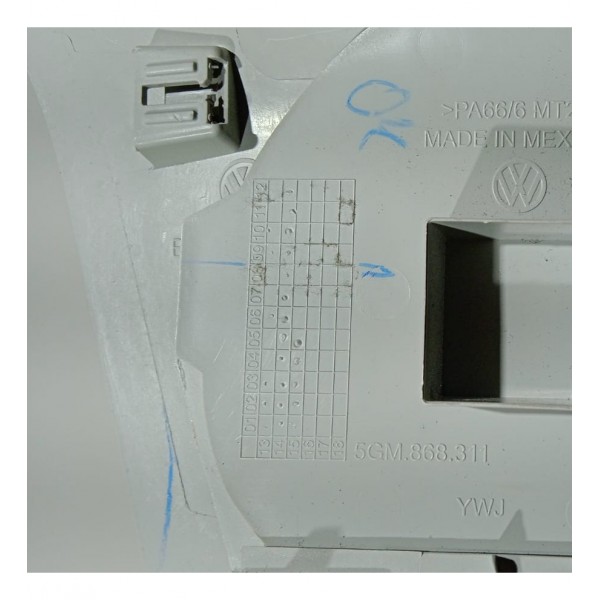 Acabamento Coluna Cinto Segurança L.e Vw Golf Variant Tsi 1