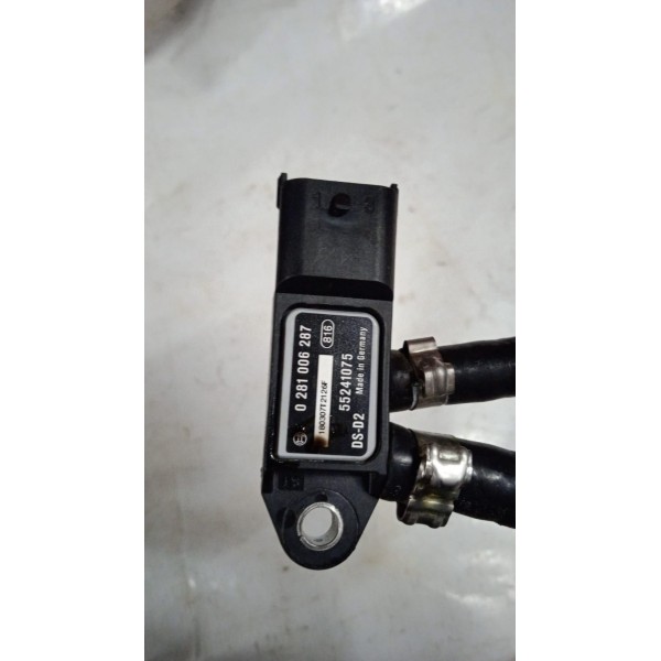 Sensor Pressão Escape C/ Canos Mangueira Jeep Compass Diesel