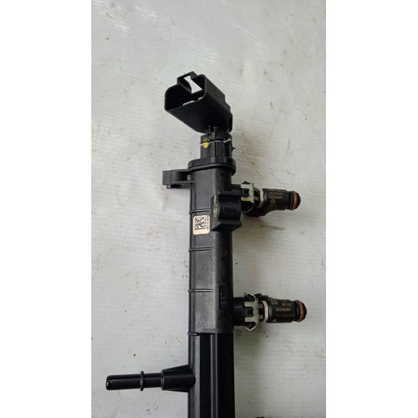Flauta C 4 Bico Injetor 2 Sensor Fiat Strada Argo Cronos 1.3